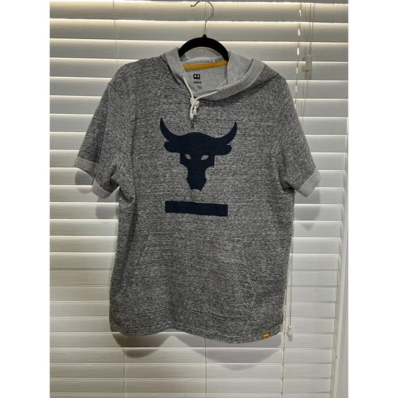 Under Armour x Project Rock Terry‎ Short Sleeve Hoodie - Size L - Picture 1 of 4